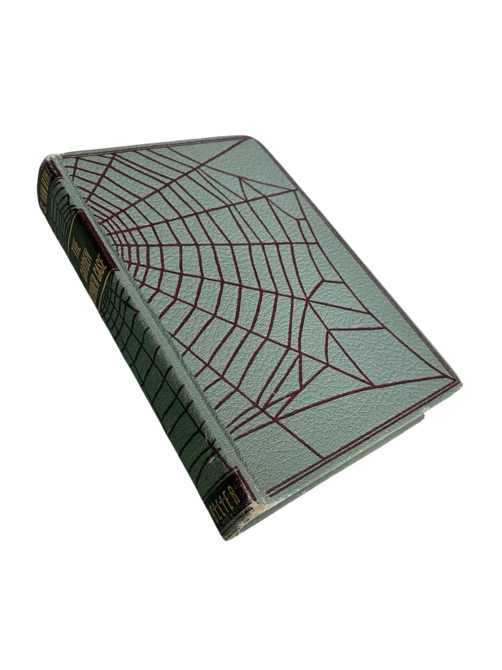 The Garden Murder Case by S.S. Van Dine 1935 Collier Spider Web Hardcover Book